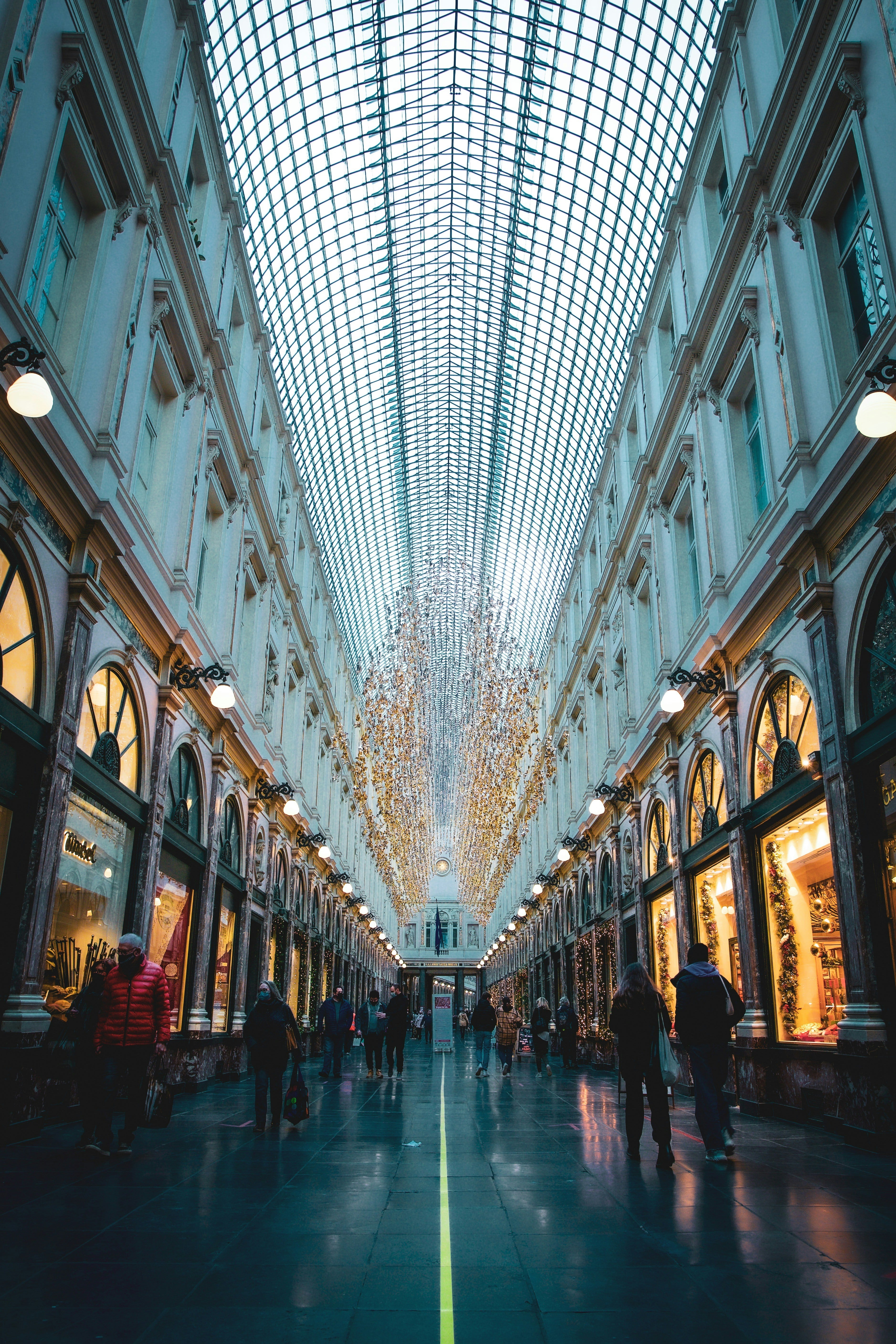 Luxury shopping corridor